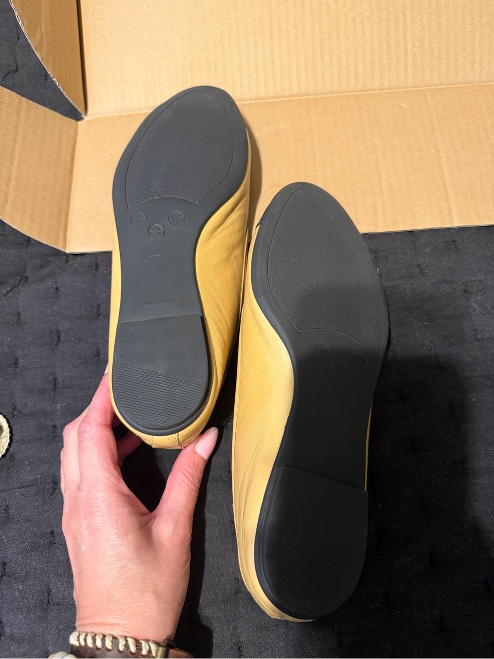 Tuckernuck Tan and Black Flats - Picture 7 of 7